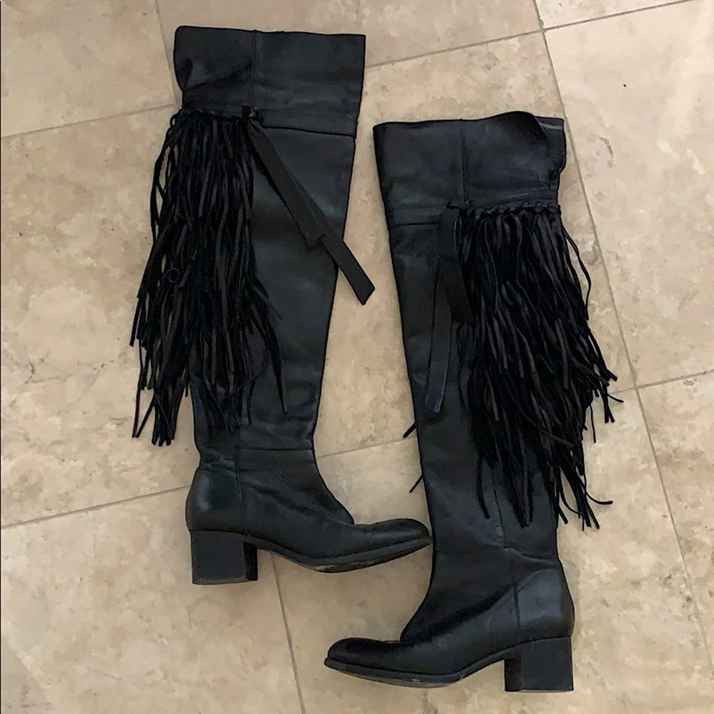 Zara Fringe Riding Boot